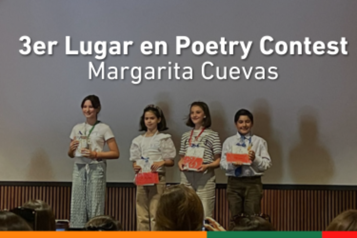 Margarita Cuevas de 5th Grade, Tercer Lugar en el Poetry Contest