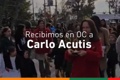 Recibimos en OC a Carlo Acutis