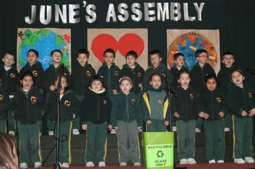 Infant, Kinder, 6th and 3rd Grade: Assembly