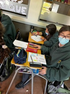 10th grade writing and creating books for 1st and 2nd graders - book week 2022