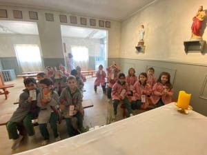 Kinder Kiwi visiting the Chapel - 2024