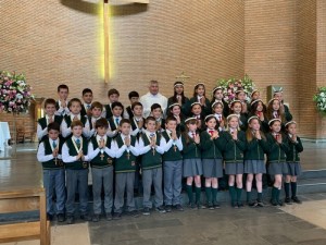 Congratulations to our 4th graders who received the Holy Communion for the first time today. 2024